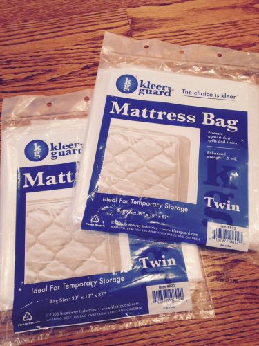 Moving Supplies - kleer-guard Twin Mattress Bags:  Two Bags New in Packaging