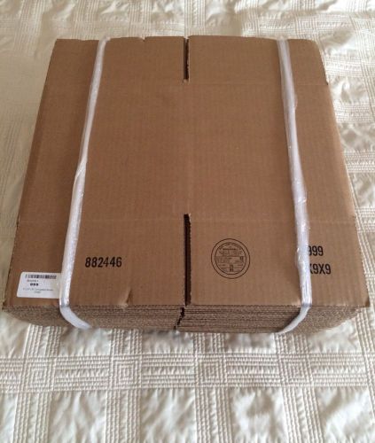 BRAND NEW Bundle of 9x9x9 Corrugated Brown Shipping Boxes 25 Count