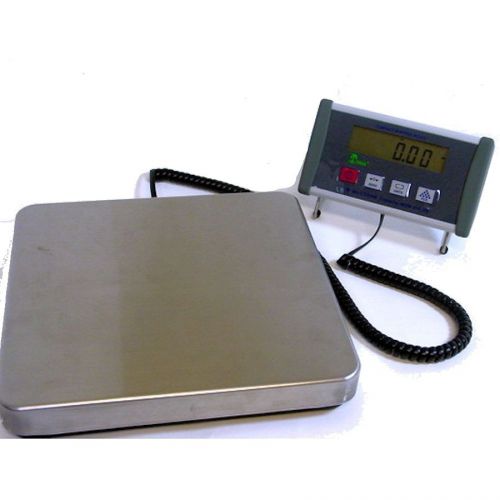 Tree CSS-440 Large Capacity Bench Floor Shipping Scale 440 lb x 0.1lb Stainless
