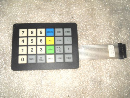 (y3-3) 1 new mettler toledo c2-65-330 rev b soft keypad assembly for scale for sale
