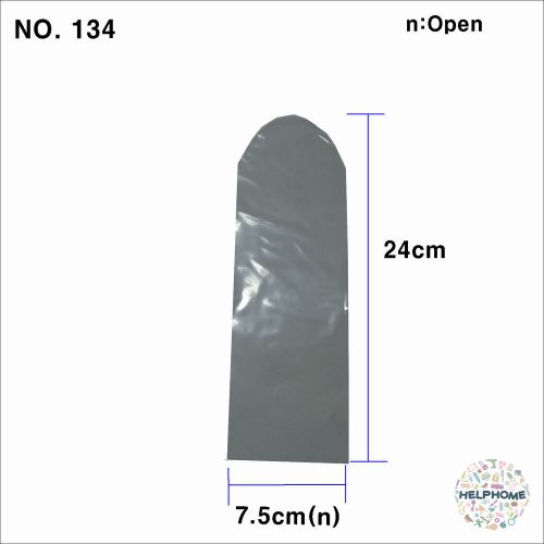 34 Pcs Transparent Shrink Film Wrap Heat Remocon Packing 7.5cm(n) X 23cm NO.134