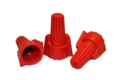 1 CASE 5000 PC WIRE CONNECTORS RED WINGED (P13)