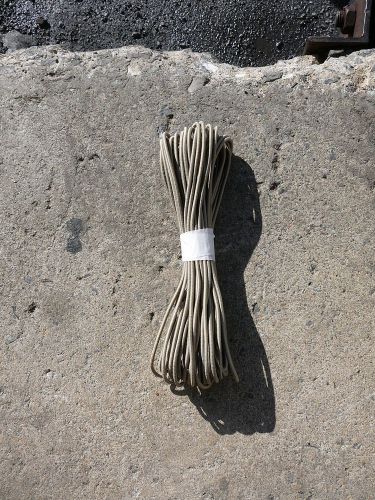 Gold MICRO Nylon coated rubber rope shock cord 1/8&#034; x 50&#039; MINI Bungee Cord