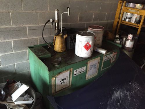 Castrol tank oil/fuel storage tank dispenser above ground w/ oil pump for sale