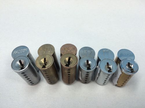 SFIC Cylinders 6 and 7 pin, Best Arrow Falcon, No Keys.  Set of 6