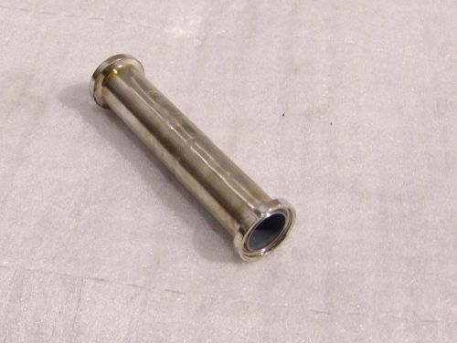 sanitary pipe fitting, extension, 3/4&#034;x 4&#034;, stainless, tri clover ends