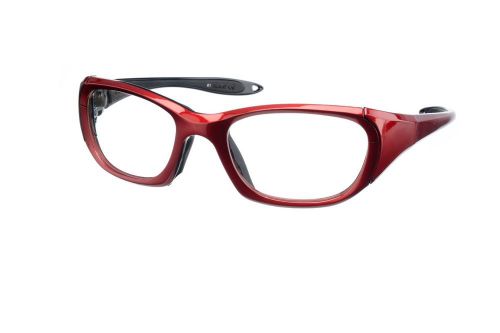 Red Wrap-Around X-ray Radiation Protection Lead Glasses - Model 9941RD