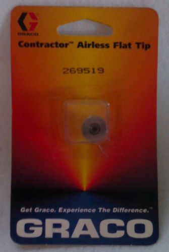 Graco Contractor Airless Flat Tip 269519 spray 10&#034; 519 .019&#034;