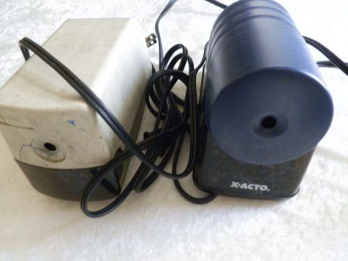 X-ACTO Electric Pencil Sharpeners FOR PARTS OR REPAIR  LOT