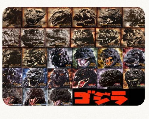 New Godzilla through the years Mouse Pad Mats Mousepad Hot Gift