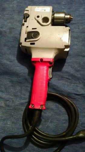 Milwaukee hole hawg 1/2&#034; 1675-1 right angle drill 7.5 amps (for parts only) for sale