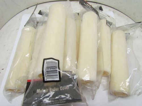 Rubberset 9&#034; roller cover mohair for oil based varnishes &amp; enamels lot of 11 for sale