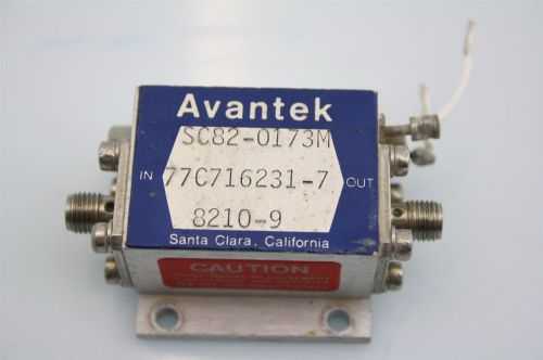 Avantek Microwave RF Power Amplifier 500-2000 Mhz 30dB Gain 10dBM