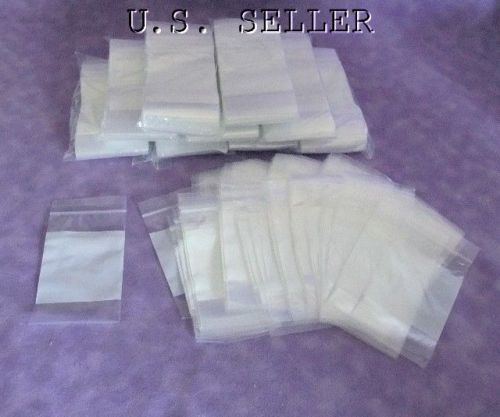Self locking 4x6 inch 2mil plastic storage bags wht 1000 qty for sale