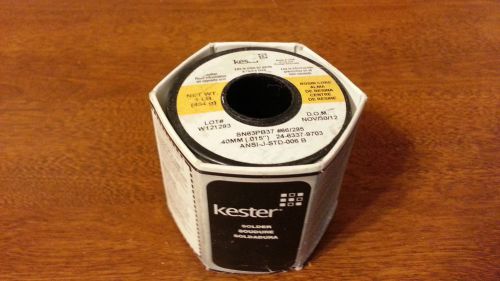 Kester .015inch diameter 63%tin 37%lead rma core solder 24-6337-9703 1lb -new- for sale