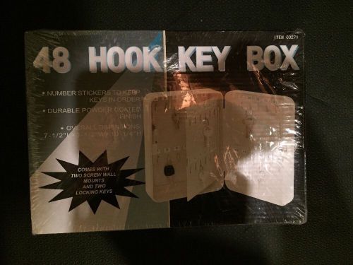 Key Storage Box- 48 Hook Lock Box -Wall Mount- by Harbor Freight