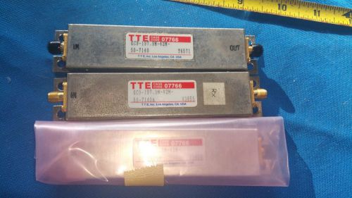 TTE KC9-197.9M-42M-50-7140 A Band Pass RF Filters.  Quantity 3. SMA connectors
