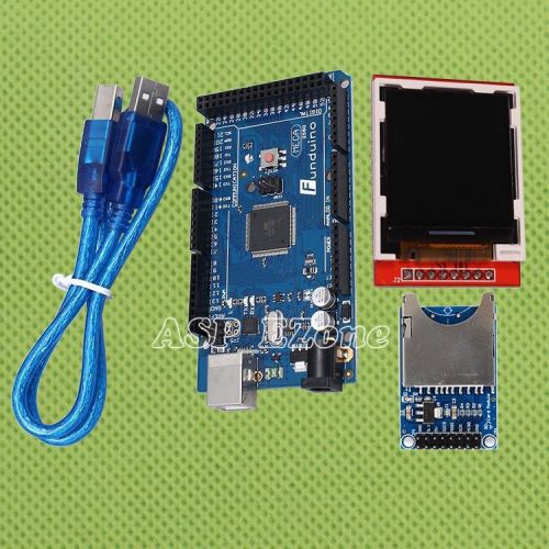 1.44&#034; SPI TFT LCD Professional with SD Card Module for Funduino Mega 2560 R3