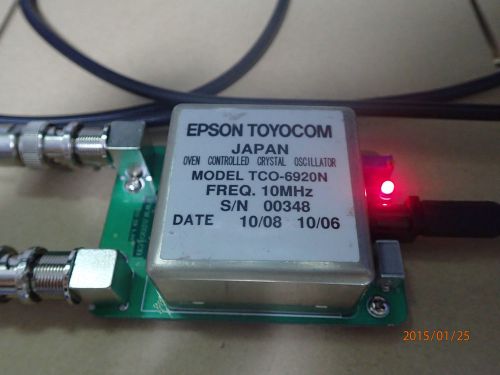 10 MHz Double Oven OCXO Double sinewave EPSON TOYOCOM TCO-6920N 10MHZ