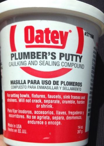 Oatey 31166 Stainless Plumbers Putty 14 Oz. (Lot Of 2)