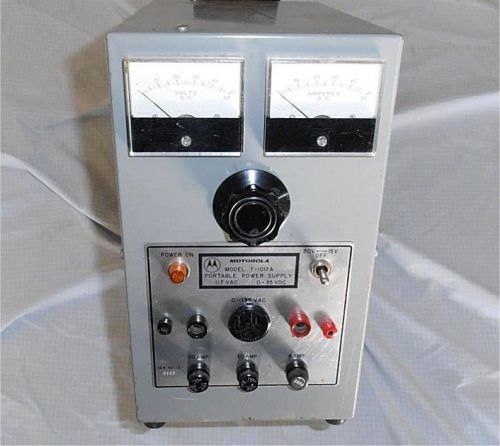 Motorola T-1012A Heavy Duty DC Power Supply 0-35 volts
