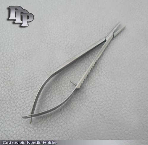 Micro Castroviejo Needle Holder 5.50&#034; STRAIGHT Surgical EYE InstrumentS