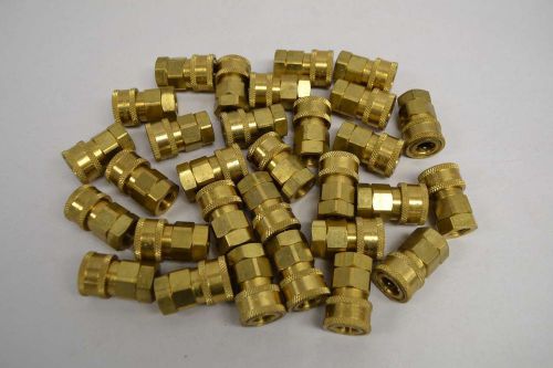 LOT 30 NEW SNAP TITE BVHC-6 BRASS QUICK DISCONNECT COUPLER 3/8IN NPT D353144