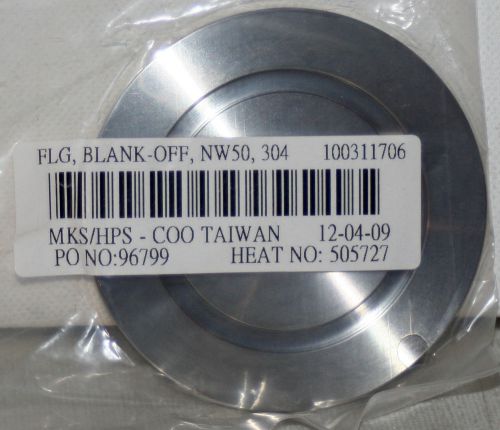 NW50  BLANK-OFF SS FLANG  MKS/HPS 100311706