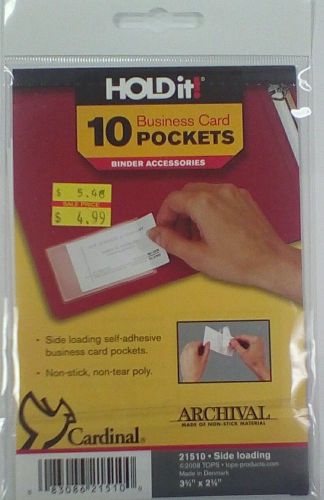 Holdit 10 pockets business cards