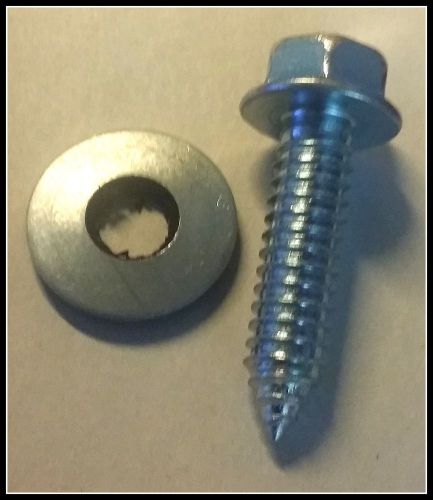 3/8&#034; x 1.5&#034; hex head screw fastener bolt zincplate 1000 pc 1-1/2in. w/ 1&#034; gasket for sale
