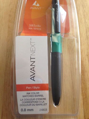 Avant Next 24803 Silk Scribe Pen 0.8mm Green Ink New!!!