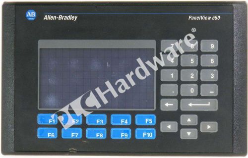 Allen bradley 2711-b5a2 /h panelview 550 monochrome/touch/keypad/dh-485 frn 4.46 for sale