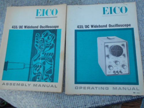 EICO Model 435 DC Wideband Oscilloscope Operaing and Assembly  Manual