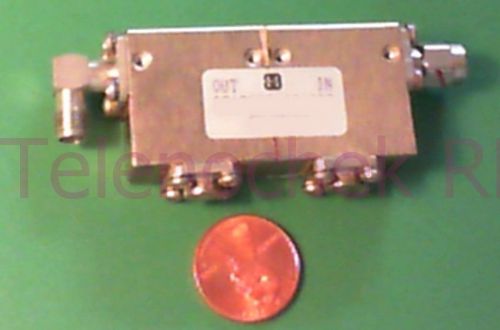 RF microwave dual junction isolator 1841 MHz CF/  522 MHz BW/  40 Watt / data