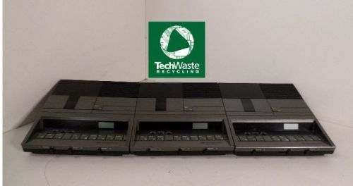 LOT OF 3 PITNEY BOWES DICTAPHONE 3710 MICROCASSETTE TRANSCRIBERS T3-A13