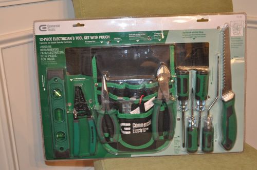 Commercial Electric 12 Piece Electrician&#039;s Tool Set 315-303