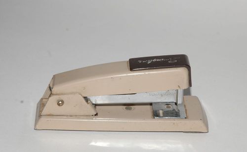 Vintage Tan Swingline Office Stapler 711 Made In USA Works!