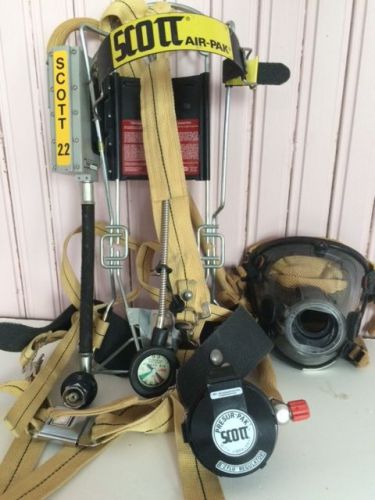 Scott 2.2 INDUSTRIAL Air Pack SCBA Harness 2216 Air Pak Low Pressure