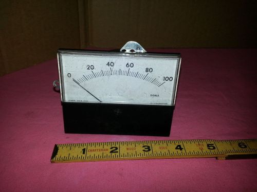 VINTAGE ELECTRONIC  DWG 20 AMP DOBLE HOYT SPACE METER STEAMPUNK SCI FI