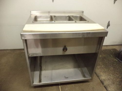 All stainless steel randel electric steamtable with pans 120v for sale
