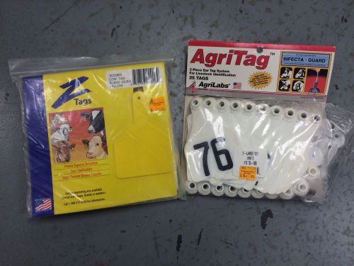 AgriTag Ear Tags - Mixed Lot - 2 Packs Size XLarge