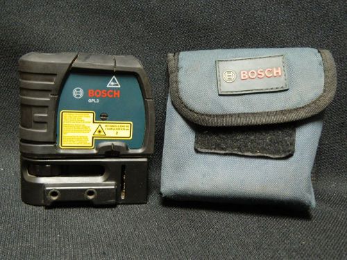 Great Bosch GPL3 3-Point Self-Leveling Laser Level in Case