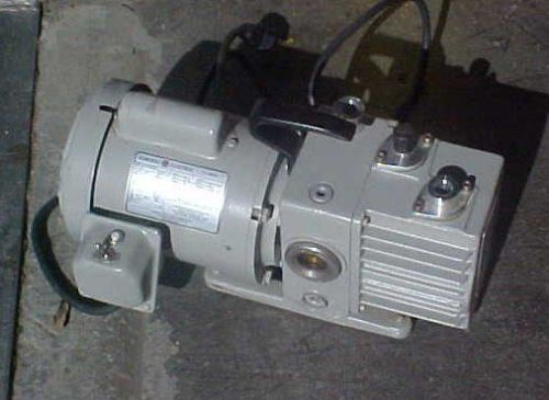 Leybold D2A Pump &amp; GE  1/3 hp 5KC42HG892  motor