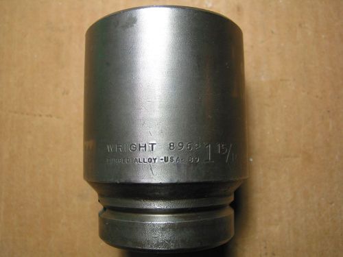 Wright 8962 Deep Impact Socket--1 inch drive--6 point---1-15/16 inch---USA MADE