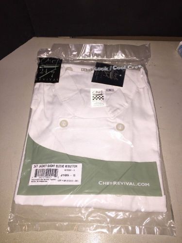 Chef Revival 24/7 Jacket Short Sleeve W/ Button J105-S