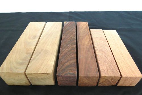 SIX turning squares lathe spindle blanks duck game turkey trumphet box call, KD