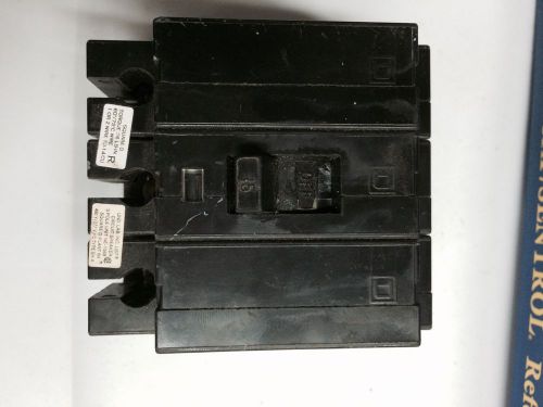 Square D EH4 3 pole 15 amp 480y/277v  EH34015 Circuit Breaker *great Condition*