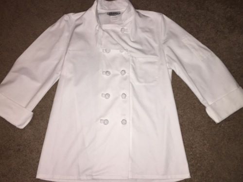 Chef Jacket White Uniform cintas Sz 38