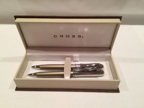 Cross Champagne Pen And Pencil Set