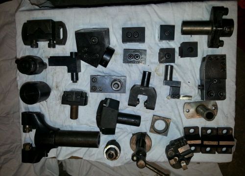 Hardinge lathe big lot of  tool holders brown &amp; sharpe hardinge r&amp;l for sale